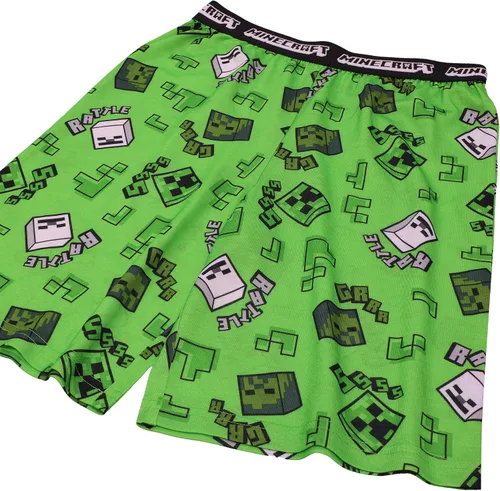Vista 3 de Minecraft boys Pajama Bottoms