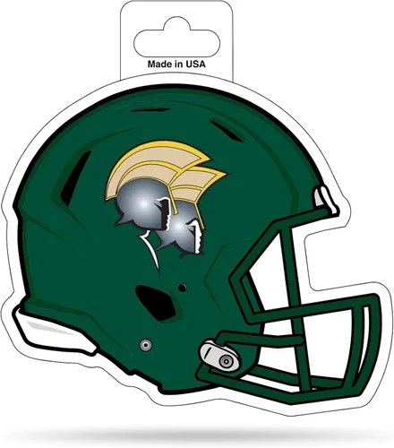 Vista 45 de Rico Industries NCAA - Calcomanía para casco de corte en forma de 4.75 x 5 pulgadas