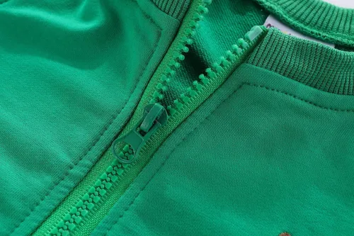 Vista 8 de Mud Kingdom Chalecos para niños y niñas, ropa de abrigo con bonito bordado de dibujos animados Azul