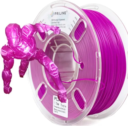Vista 16 de Filamento de impresora 3D de PLA de 1.75mm, PRILINE - Filamento de impresora 3D de PLA, carrete de 1 kg (2.2 libras) Filamento de impresión 3D