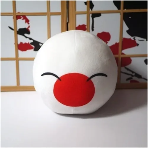 Vista 20 de 7.9 pulgadas, pelota de Polonia, Countryballs, Canadá, Reino Unido, Francia, baile de campo, decoraciones, cosplay de anime, juguetes de peluche