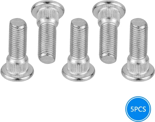 Vista 5 de 5 piezas de pernos de rueda, tuercas de llanta OEM#610-266 90942-02049, perno de rueda de llanta con rosca extendida y knurling, tornillo de cubo