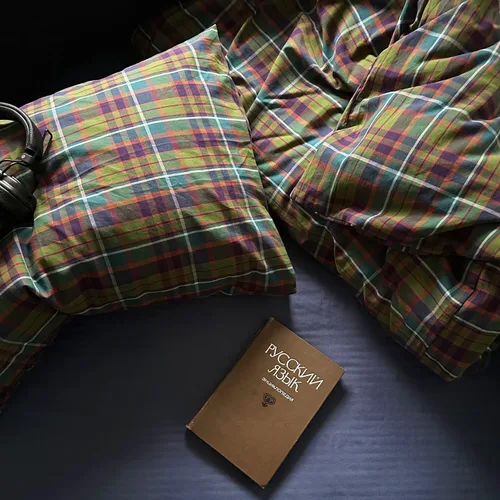 Vista 146 de mixinni Juego de funda de edredón vintage a rayas, tamaño twin, juego de ropa de cama de 3 piezas, 100% algodón lavado, suave y transpirable, funda