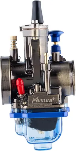 Vista 6 de Carburador PWK de 30 mm de rendimiento de mejora de carreras con chorros de carburador universal para motores de 125 cc a 250 cc 2T 4T para Dirt Azul