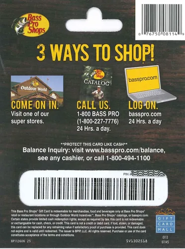 Vista 2 de Tarjeta de regalo Bass Pro Shops
