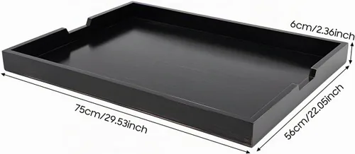 Vista 8 de Tabla de cubierta superior de estufa de madera para quemador de gas y estufa eléctrica, tabla de cortar extra grande de madera de pino de 30 x 22