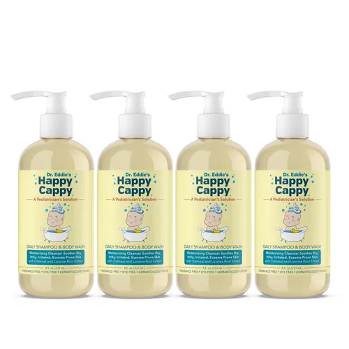 Vista 7 de Happy Cappy Champú para bebés y gel de baño - Champú y gel de baño para piel propensa al eczema, para bebés, niños pequeños y niños, reduce