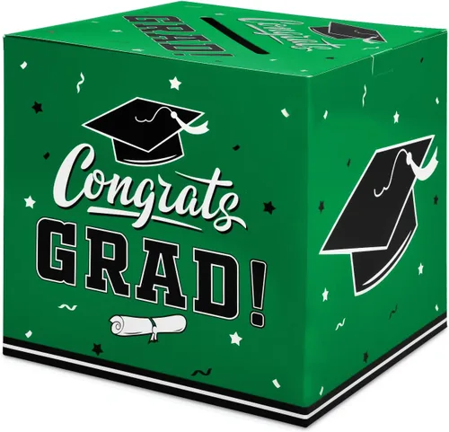 Vista 11 de Gatherfun Decoraciones de fiesta de graduación, caja de tarjetas de graduación para regalos de fiesta de graduación, suministros de fiesta