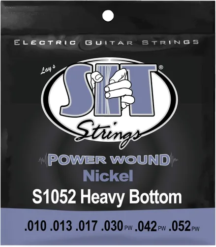 Vista 10 de SIT Strings - Cuerdas de guitarra eléctrica entorchadas de níquel Power Wound (S.I.T.), 7 cuerdas Extra Light 9-54, S7954