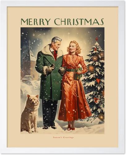 Vista 33 de Poster Master A Holly Jolly - Póster navideño, arte de invierno, diseño de pared moderno, regalo para hombres y mujeres, gran decoración para sala