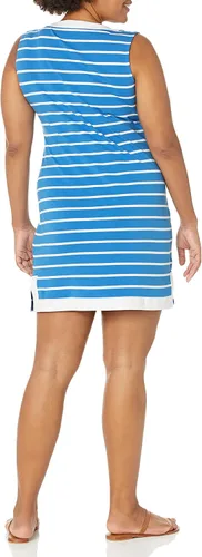 Vista 3 de Nautica Vestido polo de algodón elástico sin mangas con cuello en V para mujer