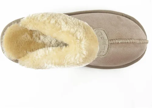 Vista 6 de CLPP'LI Pantuflas de invierno cálidas de piel sintética para mujer