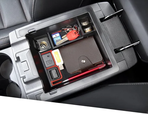 Vista 4 de HIGH FLYING Bandeja organizadora de guantes, consola central de reposabrazos para Mazda CX-5 2017-2021 2022 2023 2024 2025