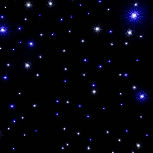 Vista 3 de Cortina de telón de fondo LED de 13 x 13 pies, cortina LED blanca + azul para escenario, cortina de tela de cielo estrellado DMX512 para eventos