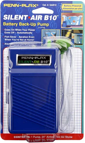 Vista 9 de Penn-Plax Silent - Air Aquarium Air Pump - Designed for Emergencies and Power Outages
