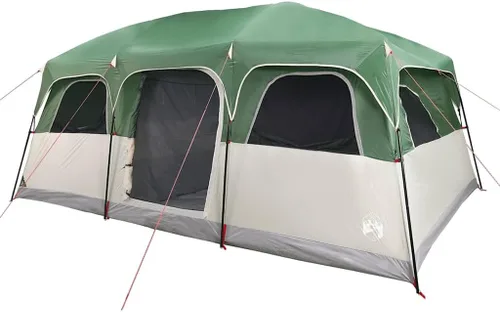 Vista 4 de Family Tent Cabin 10-Person Green Waterproof,Sporting Goods,Outdoor Recreation,Camping & Hiking,Tents,94539