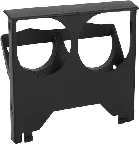 Vista 3 de Keenso Dash Pull Out - Portavasos doble para T100 1993-1998, 55620-34010, plástico negro