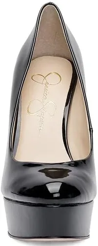 Vista 5 de Jessica Simpson Nellah Suede Slip On Almendra Toe Platfrom talón de las mujeres