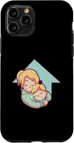 Vista 27 de iPhone 16 Mother And Child Illustration For Kids Case