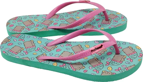 Vista 2 de Pusheen Cat Cute - Chanclas casuales de verano para mujer