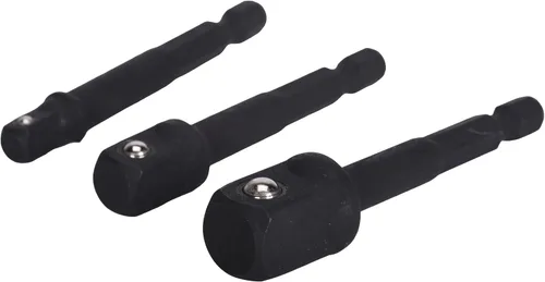 Vista 2 de Century Drill & Tool 68584 Impact Pro Juego de adaptadores de enchufe de accionamiento cuadrado, 3 piezas