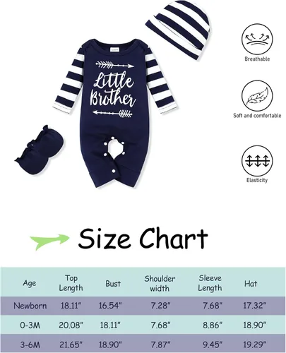 Vista 7 de Mameluco de bebé recién nacido con estampado de alfabeto, traje de una pieza