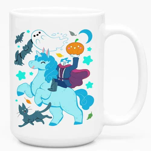 Vista 27 de LookHUMAN Tazas de Halloween Taza de café de Halloween - Tazas de café para decoración ideales para amantes y entusiastas de la decoración - Taza
