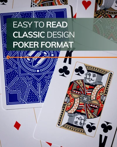 Vista 2 de Bullets Playing Cards Cartas de plástico impermeables – 2 mazos de póquer tamaño con índice jumbo, parte delantera lisa y parte trasera de fácil