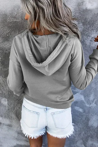 Vista 4 de Trendy Queen Sudaderas con capucha para mujer Darkgrey, Gris