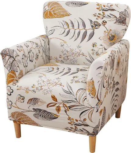 Vista 27 de HAOYONG - Funda elástica de terciopelo para silla de banquete, fundas para sillas de 1 pieza, fundas para sillones de sofá, funda suave para sillón