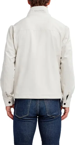 Vista 3 de Nautica Mens Lightweight Windbreaker Stretch Athletic Outdoor Full Zip Bomber Golf Jacket