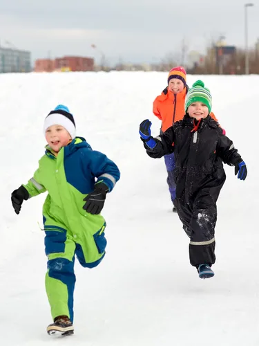Vista 4 de SATINIOR 2 pares de guantes de nieve impermeables de invierno con aislamiento para hombres, mujeres, adultos y niños
