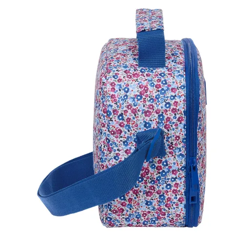 Vista 5 de Portameriendas Térmico Nait Nait Flores coimbra azul Azul 20 x 20 x 15 cm