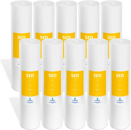 Vista 8 de Express Water Paquete de 2 filtros de repuesto de sedimentos - Filtro de agua de repuesto para toda la casa - Filtro de agua SED de alta capacidad