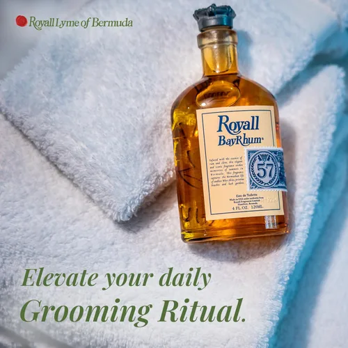 Vista 4 de ROYALL BAYRHUM '57, Eau de Toilette Heritage para hombre, fragancia clásica de ron bahía, espray de 4 onzas líquidas