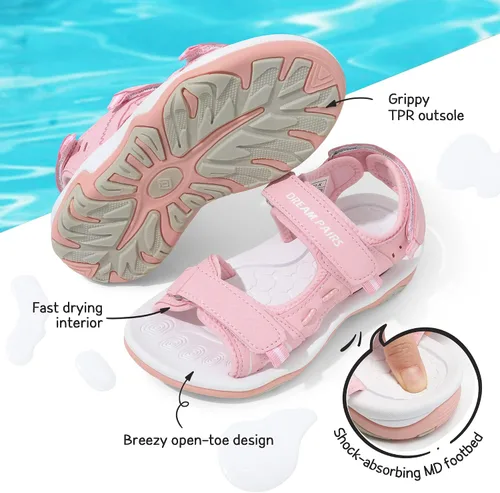 Vista 3 de DREAM PAIRS Sandalias deportivas de verano para niños y niñas (niños pequeñosniñosgrandes)
