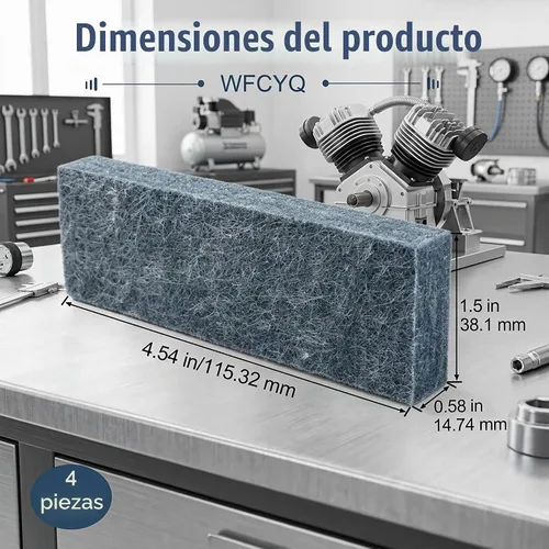 Vista 2 de 26517 filtro de aire para compresor de aire 265-17 (paquete de 4)