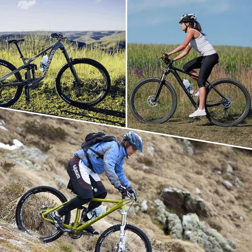 Vista 5 de Soporte para botella de agua para bicicleta, portabotellas de ciclismo, paquete de 2 unidades, ultraligero de plástico duradero, portavasos