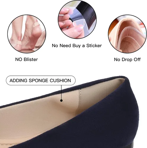 Vista 2 de MUSSHOE - Zapatos planos de mujer, cómodos y sin cordones
