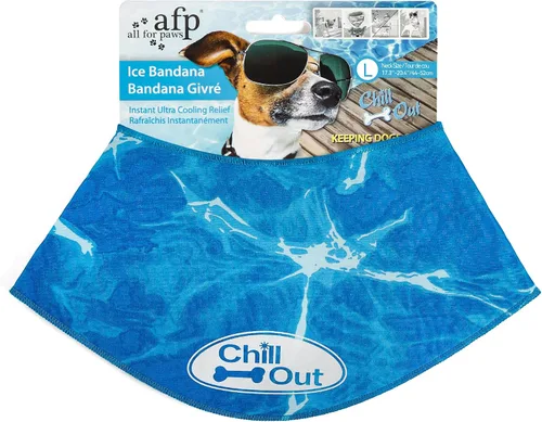 Vista 8 de Bandana con hielo refrescante para relajarse de All for Paws, S