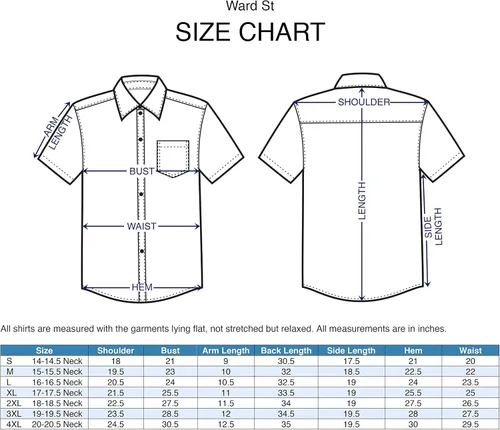 Vista 2 de Ward St Guayabera de manga corta para hombre