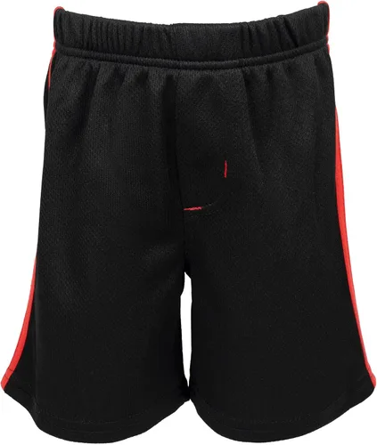 Vista 4 de Power Rangers Conjunto de camiseta verde Ranger, Ranger rojo, camiseta azul Ranger y pantalones cortos de malla para niños pequeños a grandes