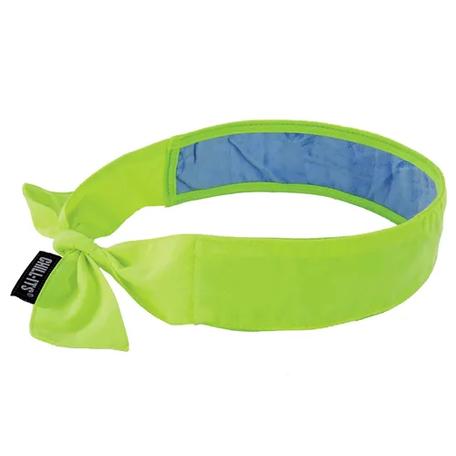 Vista 9 de Ergodyne Chill Its 6700CT - Bandana de enfriamiento, forrada con material PVA evaporativo para un alivio de enfriamiento rápido, lazo para un ajuste