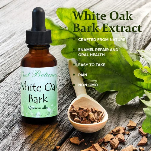 Vista 2 de Best Botanicals Extracto de corteza de roble blanco 1 oz.
