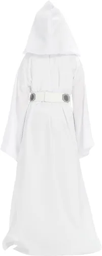 Vista 3 de Disfraz de princesa para niñas, vestido de cosplay de lujo para Halloween con cinturón