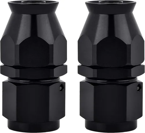 Vista 22 de EVIL ENERGY 3AN PTFE manguera extremo montaje 90 grados negro para manguera de PTFE solamente 2PCS