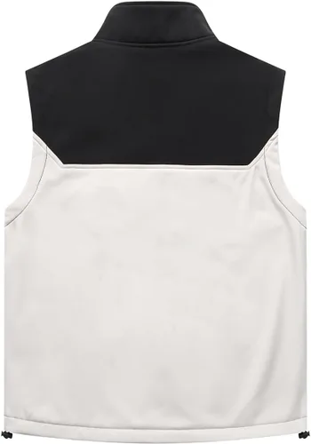 Vista 15 de Msmsse Chaleco ligero para hombre, con cuello alto, sin mangas, para senderismo, correr, golf