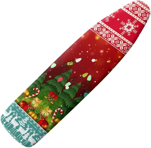 Vista 40 de Funda floral a prueba de arañazos para tablas de planchar de tamaño estándar, reflectante, con 3 ganchos y bucles para decoración de tablas de 15 x