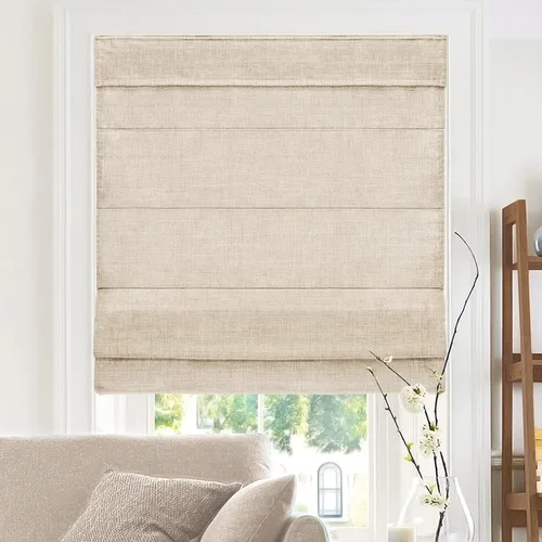 Vista 10 de CHICOLOGY - Persianas romanas para ventanas, tratamientos de ventana, persianas romanas, persianas de ventana romanas, persianas para oscurecimiento
