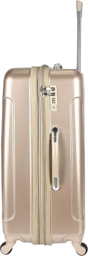 Vista 3 de Kensie Alma - Equipaje rígido con ruedas giratorias para mujer, Oro pálido), T-57903-PG